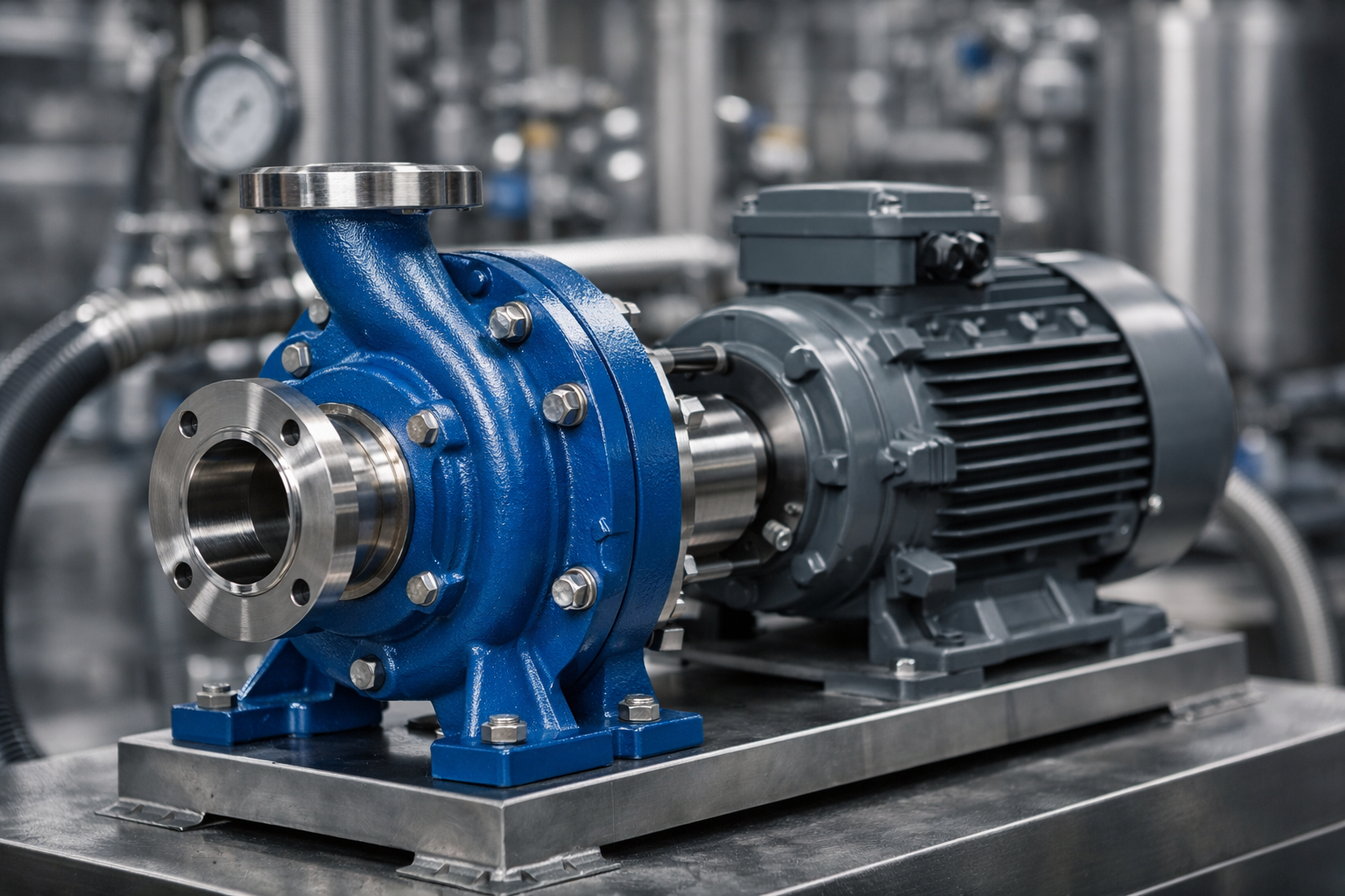centrifugal pump used in industrial fluid transfer applications