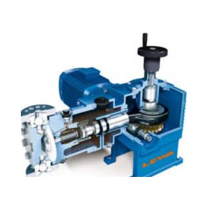 diaphragm pump used for handling corrosive and hazardous fluids in industrial applications
