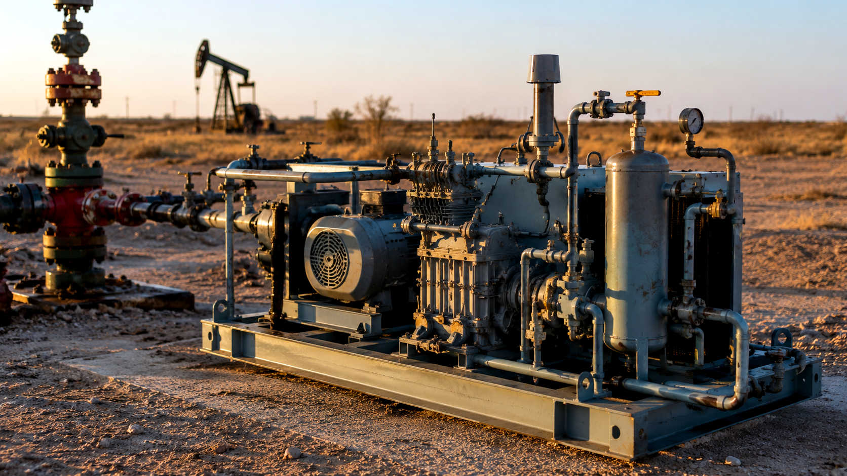 Gas Jack compressor for oil and gas operations in Midland, TX