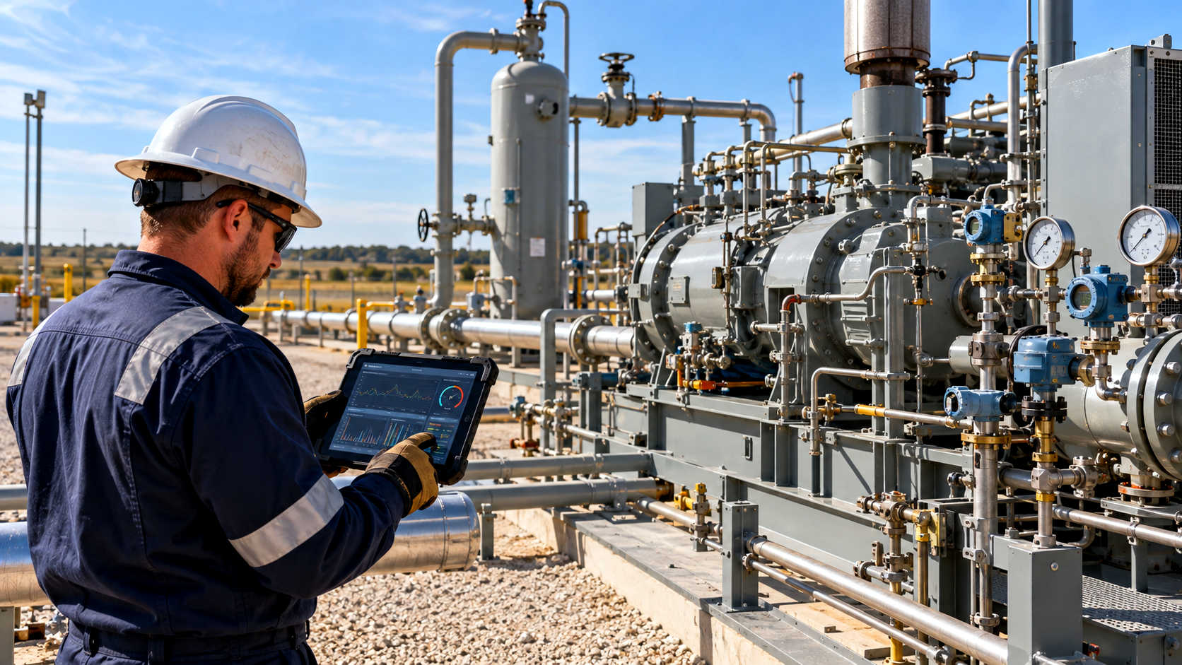 Industrial Compressor Inspection Dashboard That Helps with Predictive Maintenance in Oil and Gas